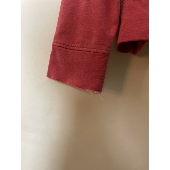 Patagonia Women Full Zip Hoodie Sweatshirt Organic Cotton Red Logo L - Picture 7 of 7